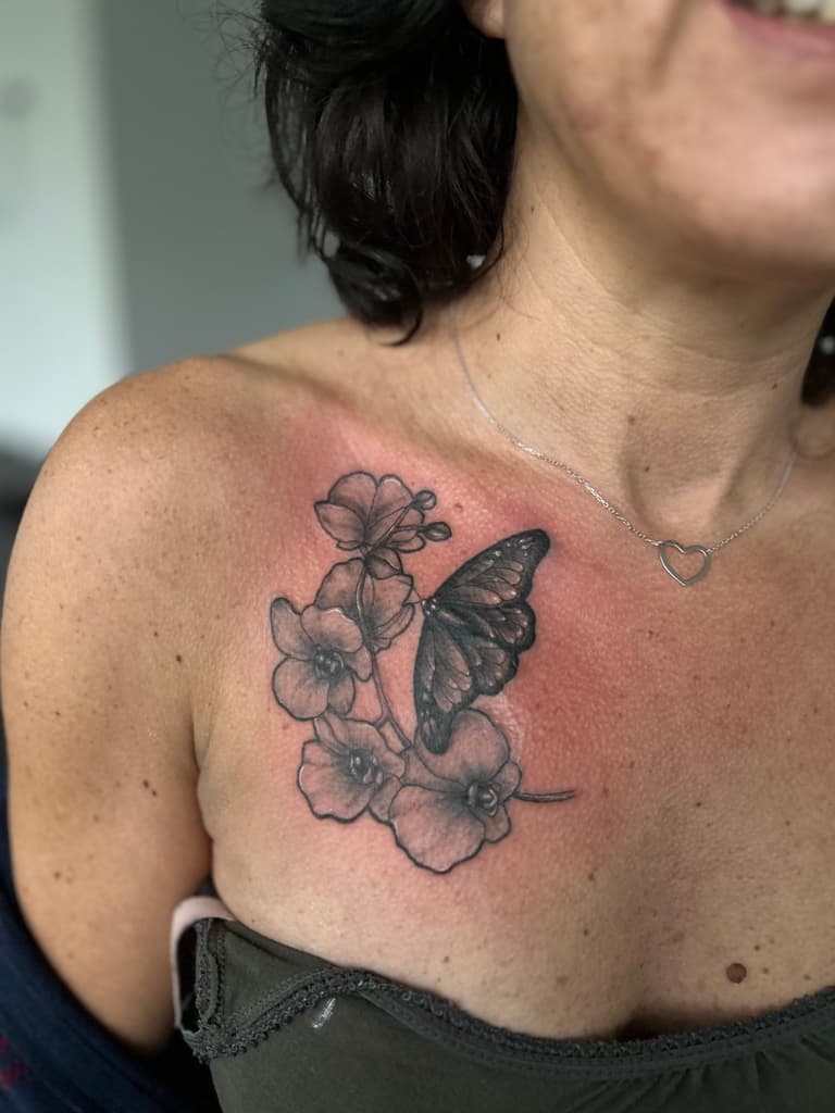 Fleurs & Papillons par Holy Cat