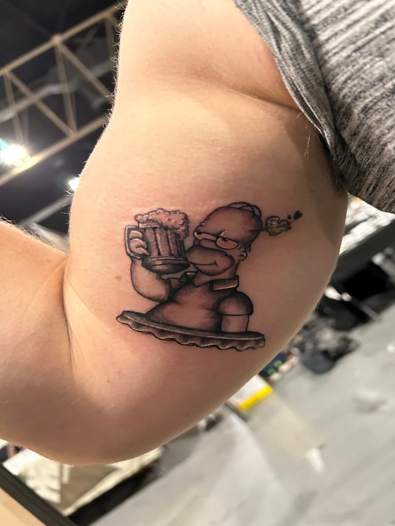 Homer & Bière par Holy Cat