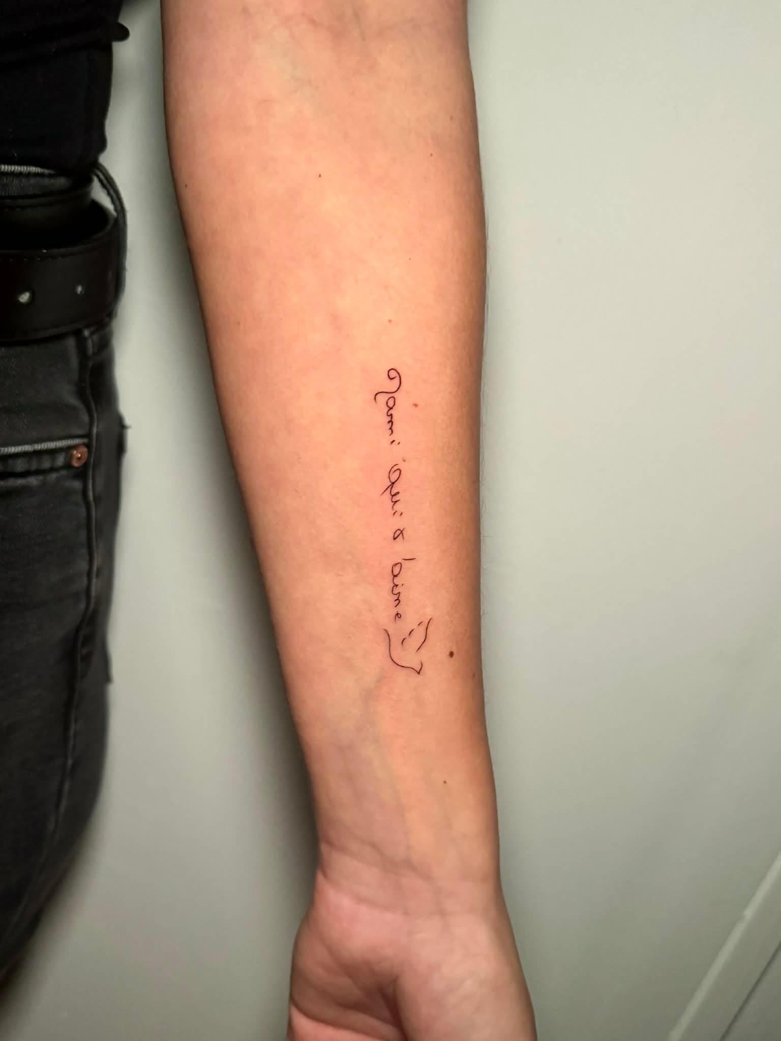 Inscription Cursive par Littlekowicz