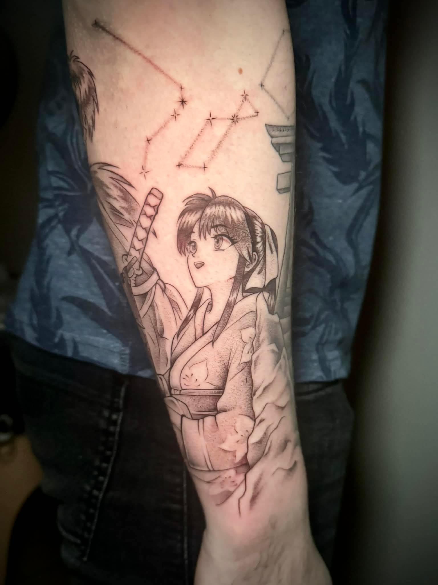 Personnage Anime Katana par Littlekowicz