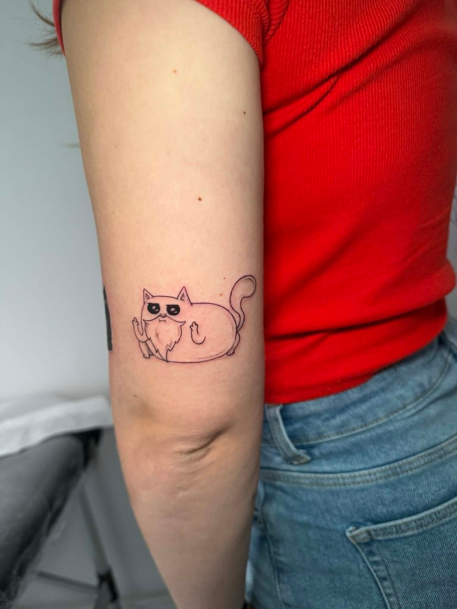 Chat Grognon par Littlekowicz