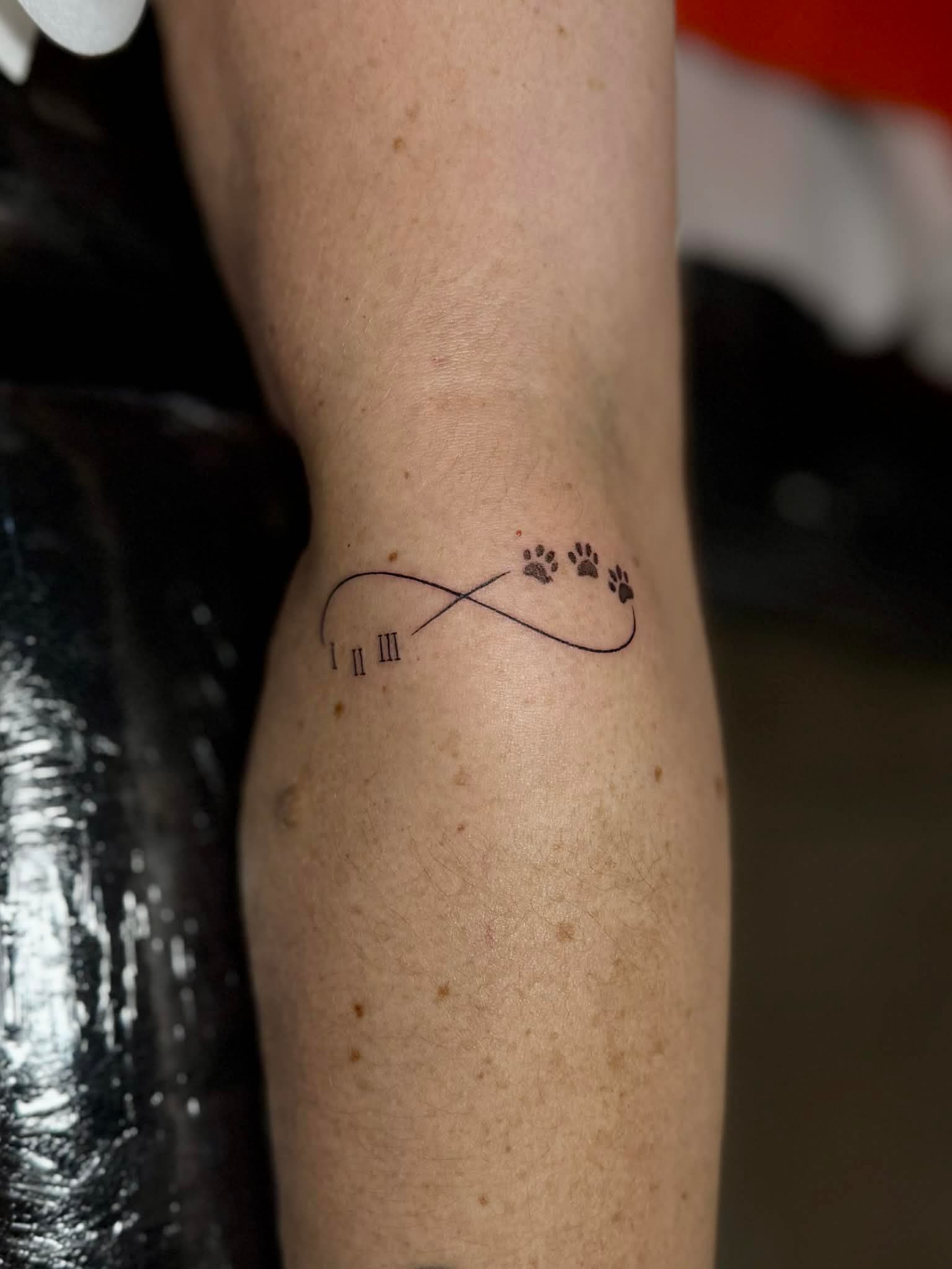 Infini Pattes & Chiffres Romains par Littlekowicz
