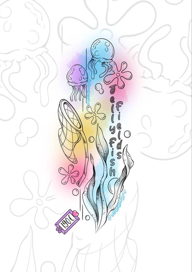 Bob l'éponge x Floral
