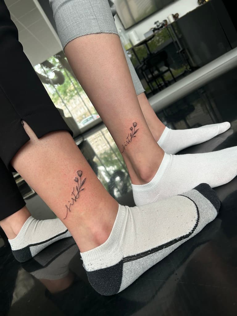 Fleur x Lettrage