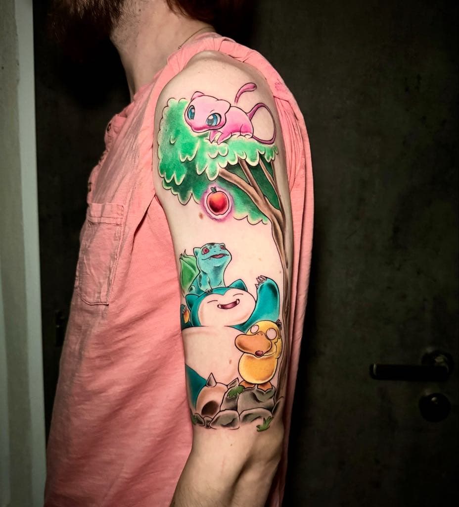 Tatouage pokemon par littlekowicz